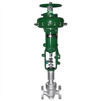 Pneumatyczny zawór sterujący z pojedynczym uszczelnieniem mieszkowym